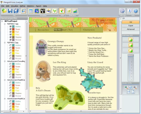 Eye Tracking Focus Map