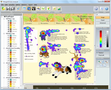 Eye Tracking Focus Map